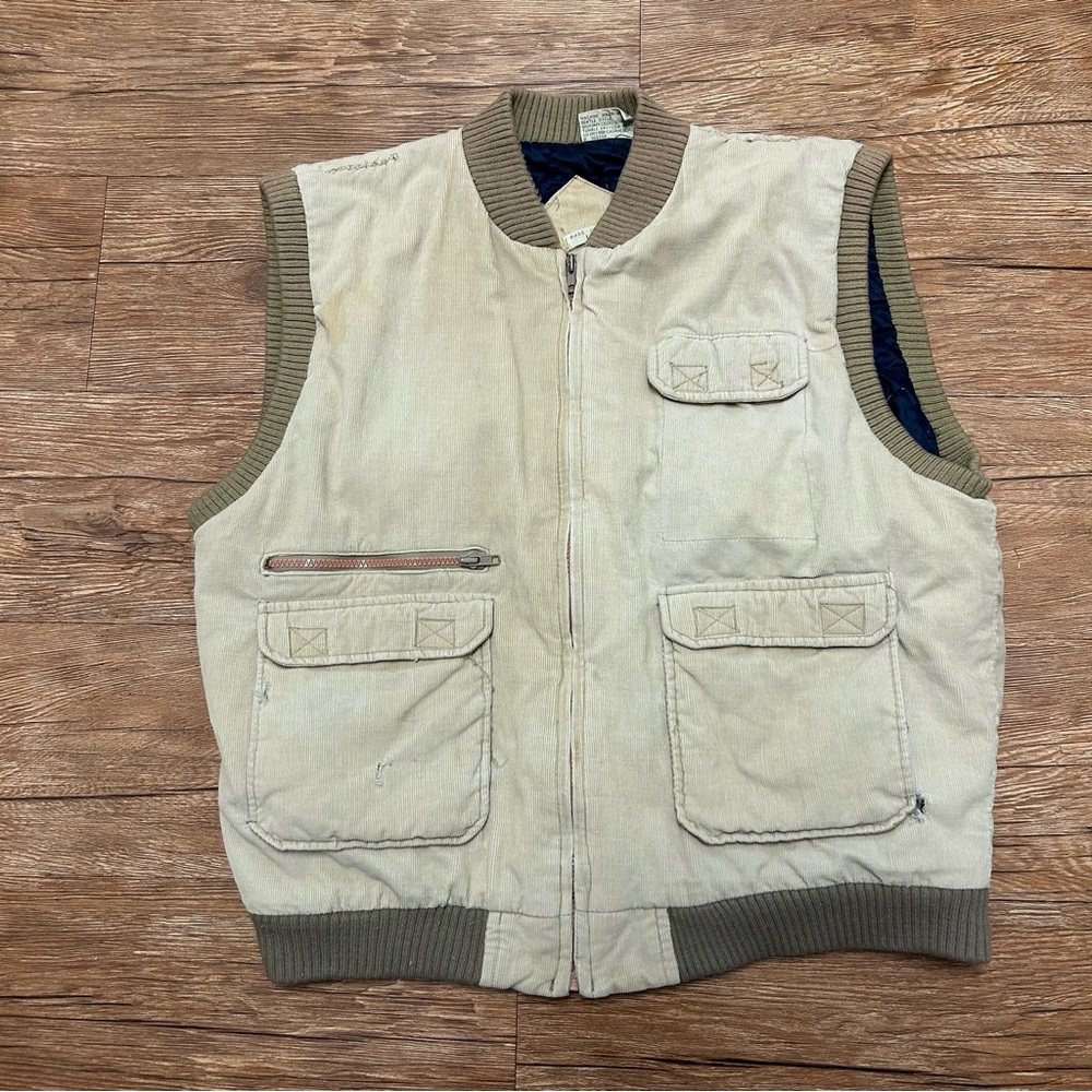 Vintage khaki vest